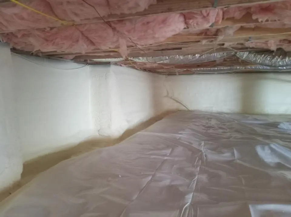 Crawl space encapsulation with closed-cell spray foam for Roof Maintenance in Okeechobee